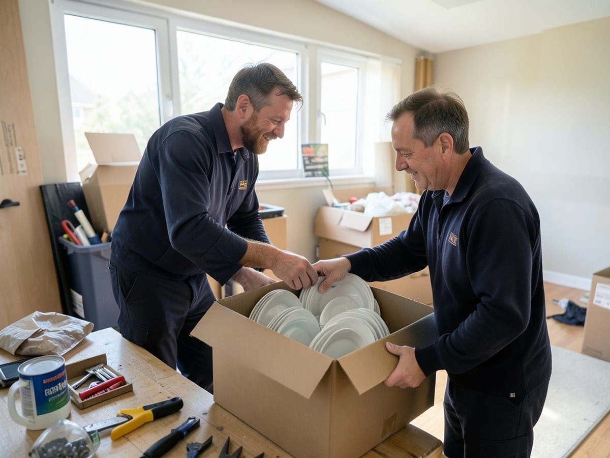 After the work: Long Distance Moving