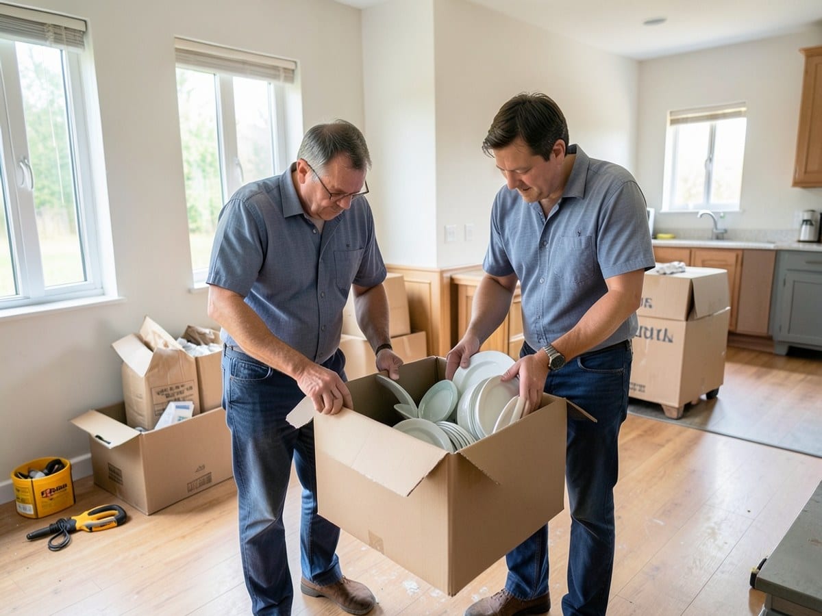After the work: Long Distance Moving