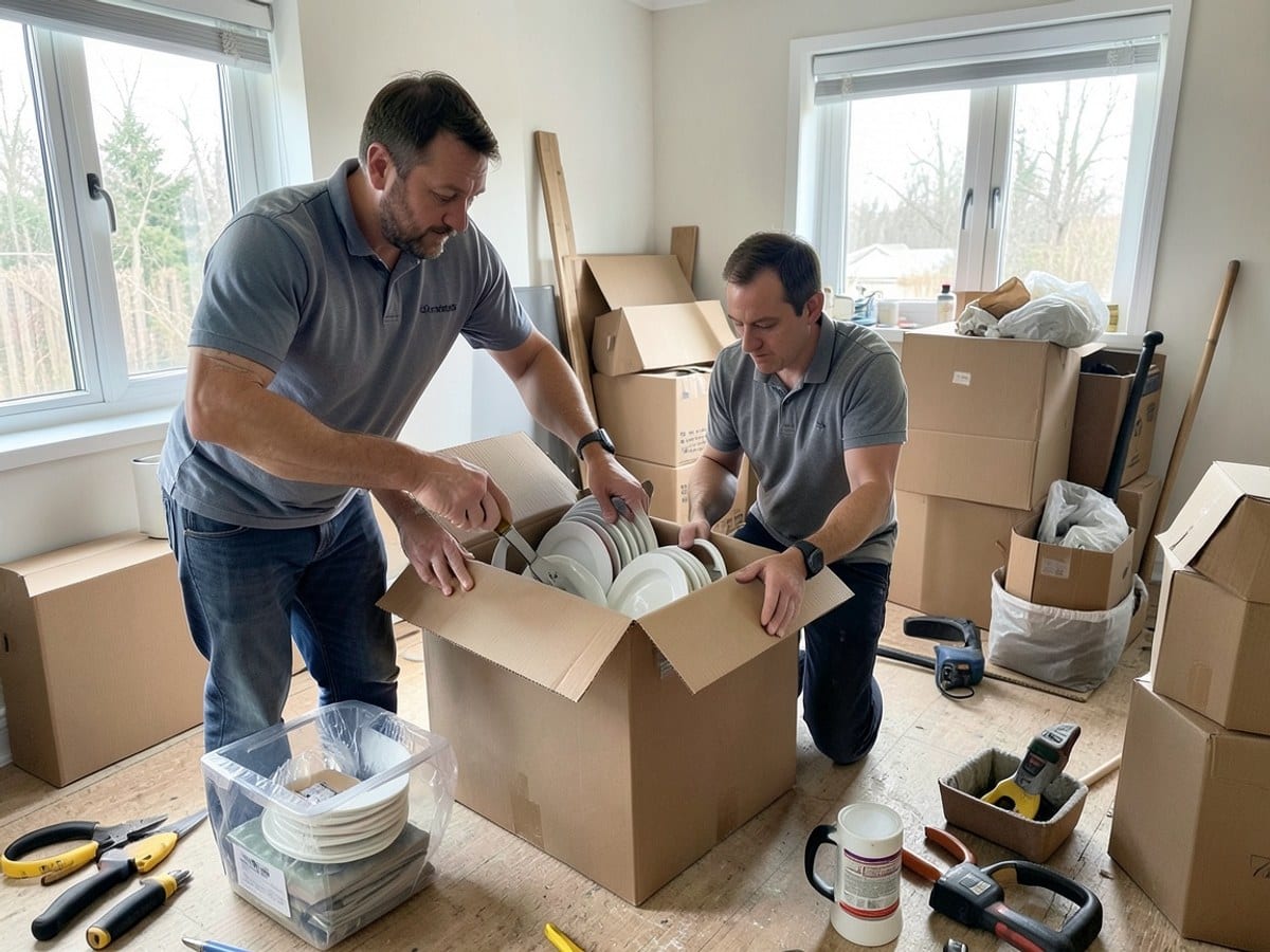 After the work: Long Distance Moving