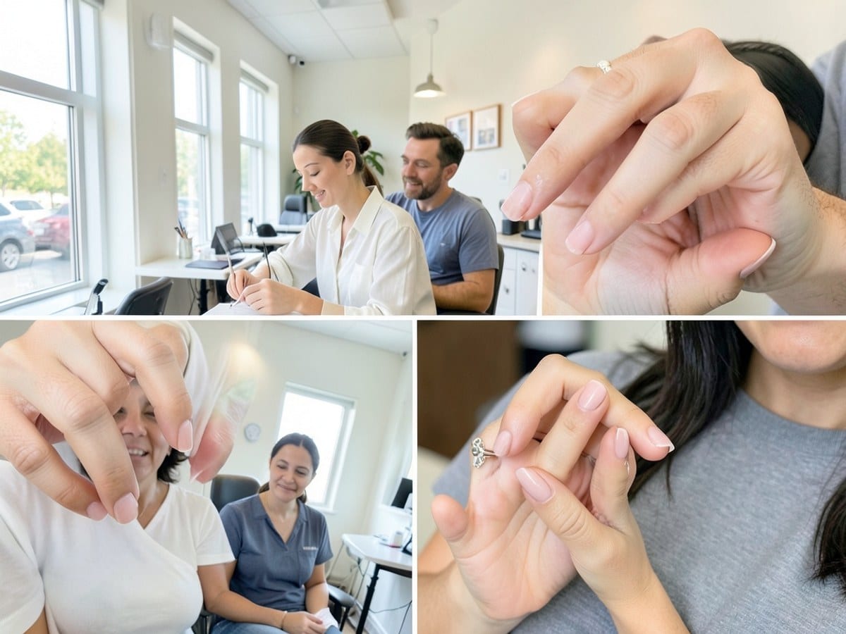 nail bar menu, adorned with gold accents, offers a range of services and products including nail enhancement, waxing, manicure, pedicure, and daily specials.