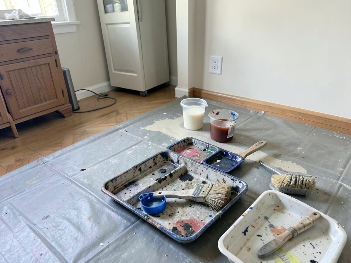 Antes del trabajo: Pintura de exteriores