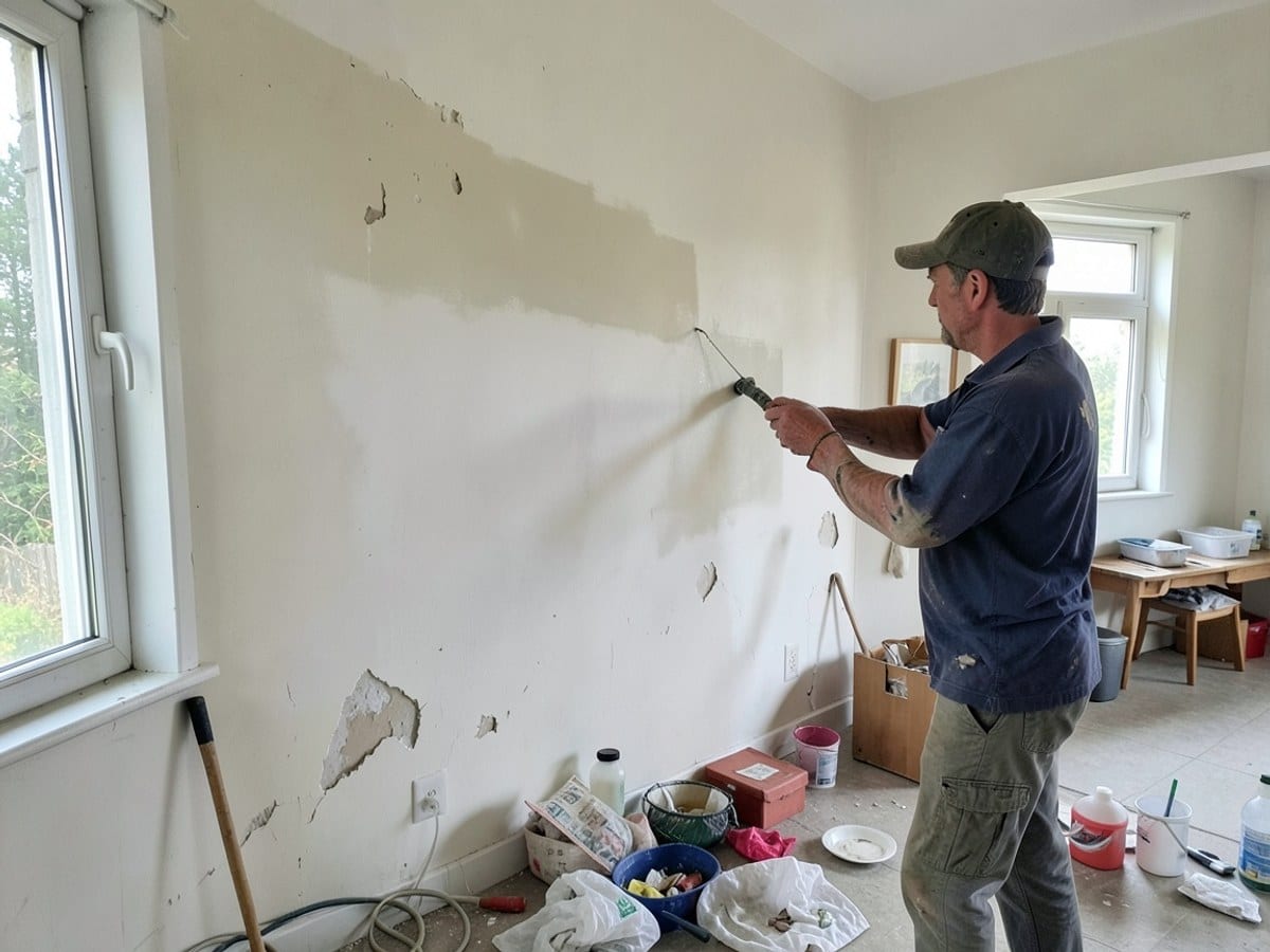 Antes del trabajo: Pintura de interiores