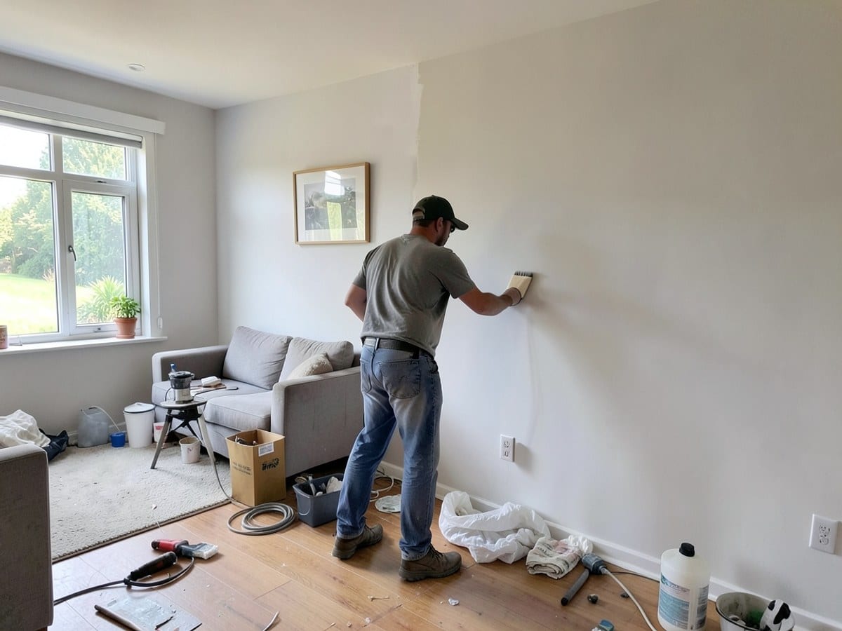 Después del trabajo: Pintura de interiores