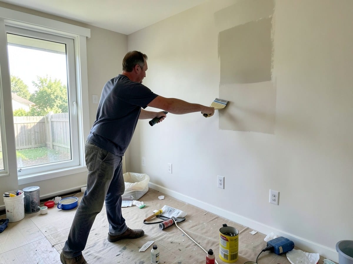 After the work: Interior Painting