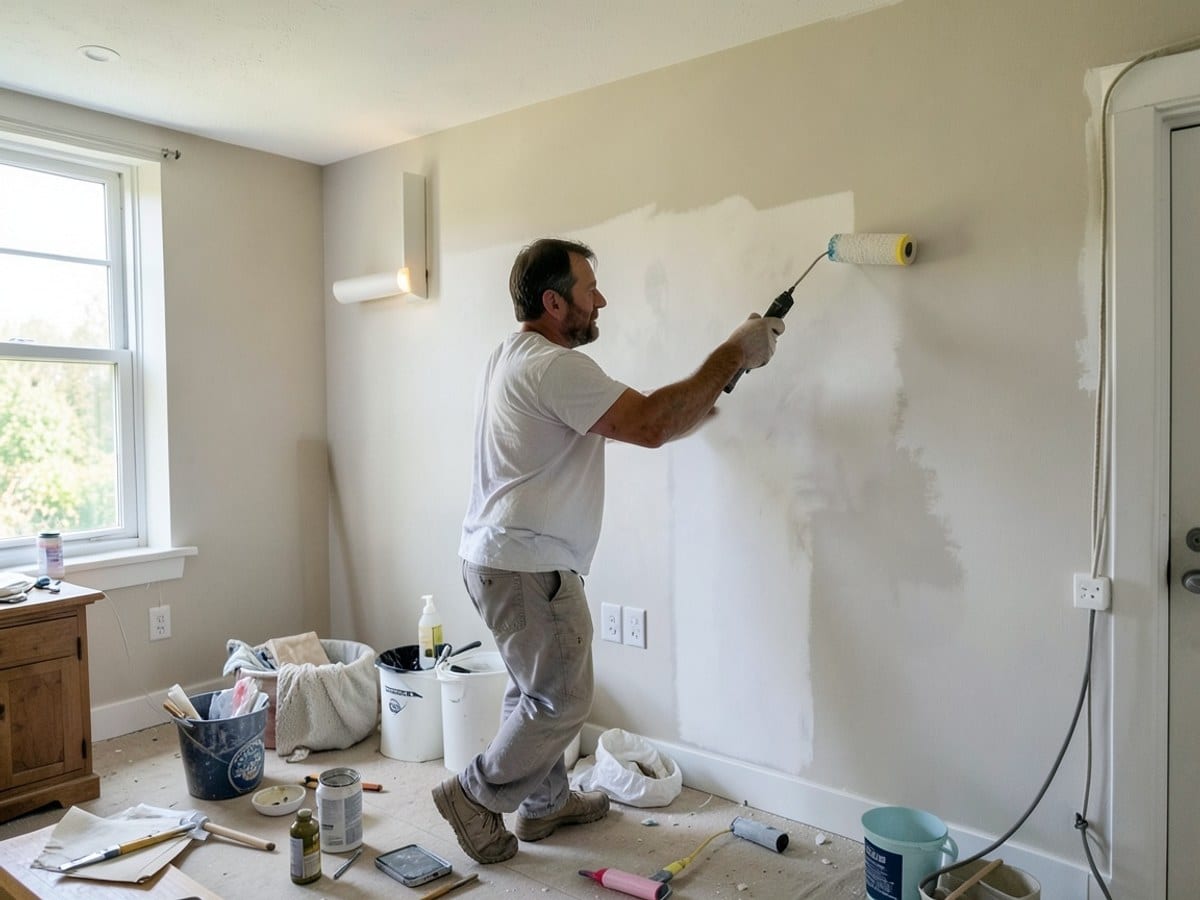 Después del trabajo: Pintura de interiores