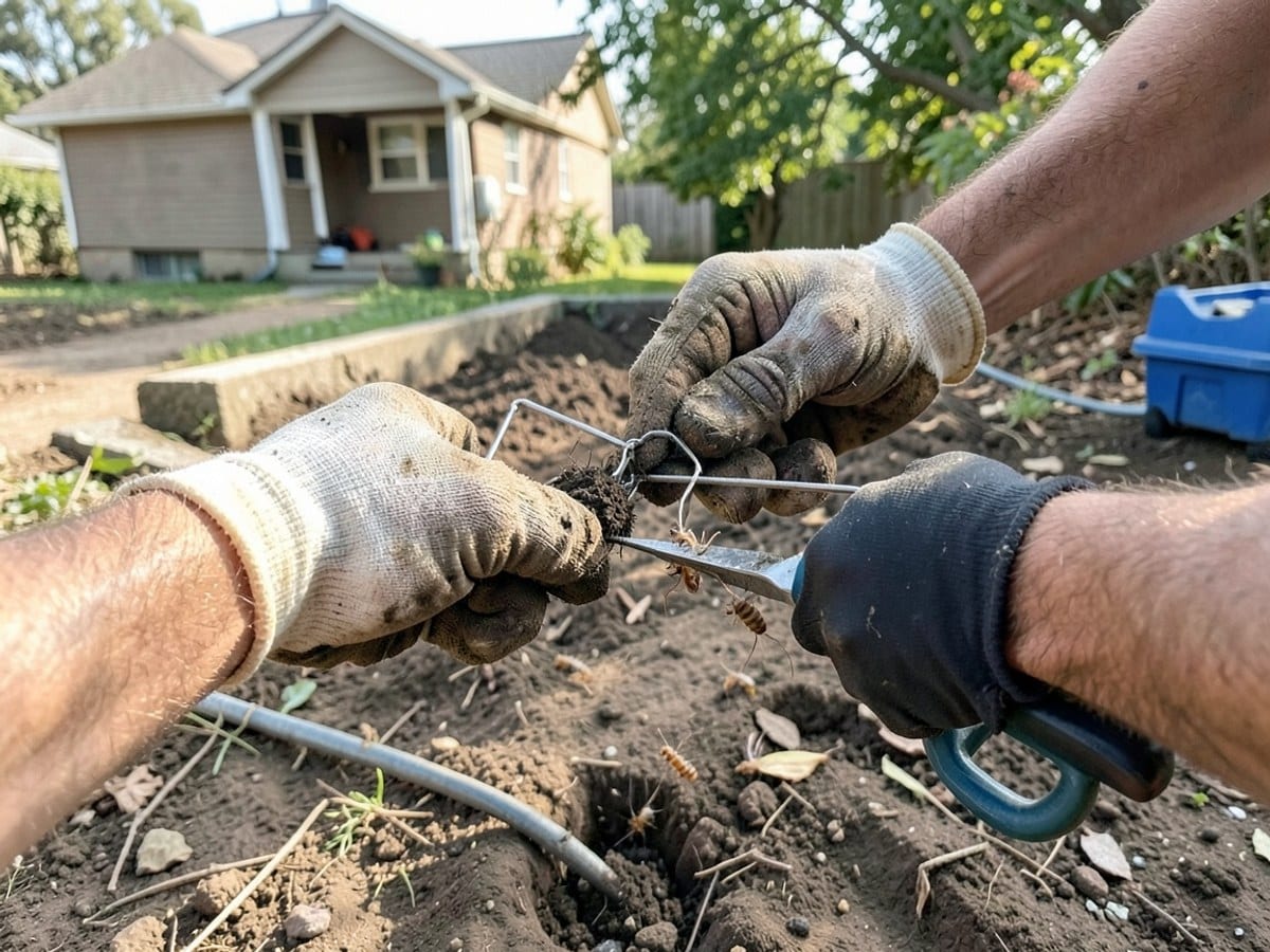 Before the work: Rodent Control