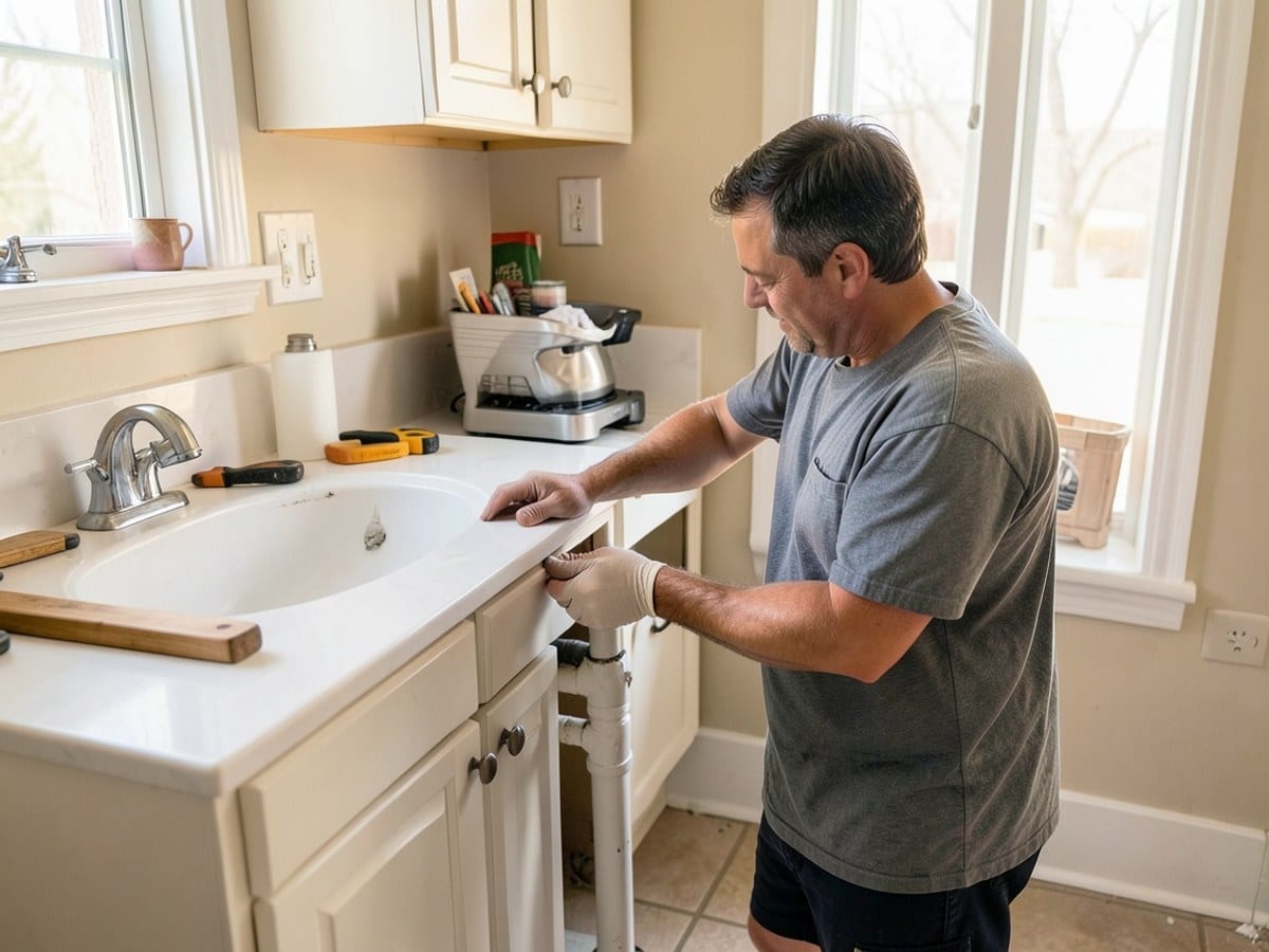 After the work: Drain Cleaning