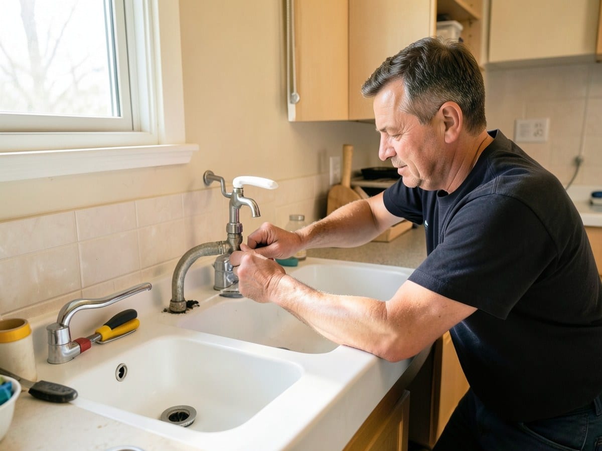 After the work: Leak Repair