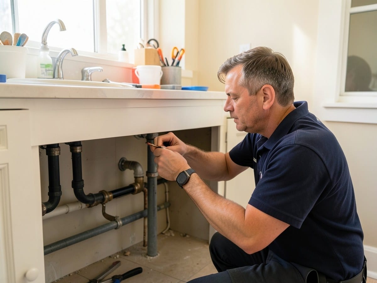 After the work: Drain Cleaning