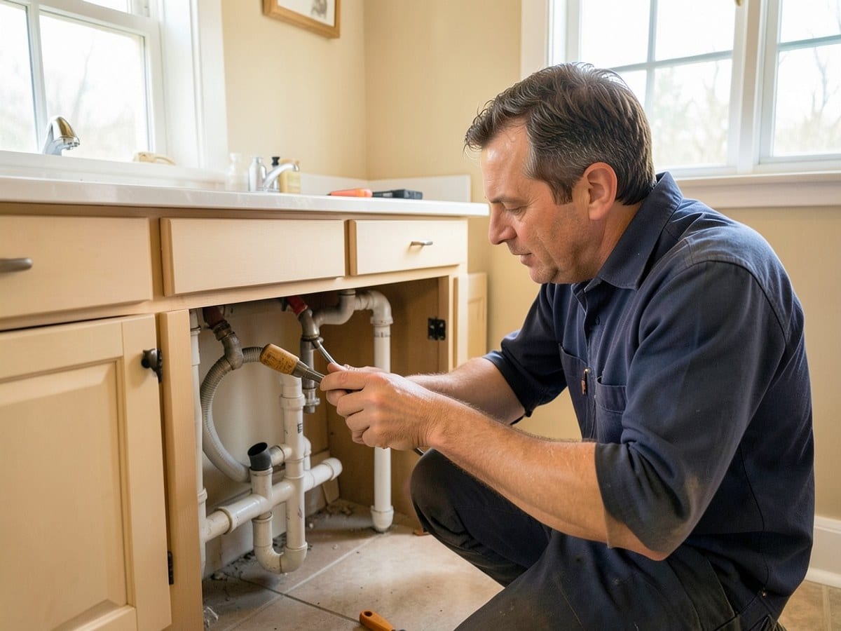 After the work: Drain Cleaning