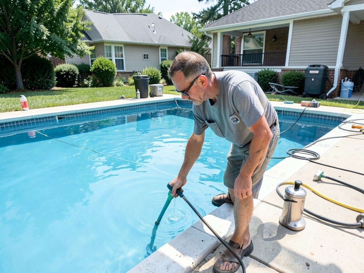 After the work: Water Balancing