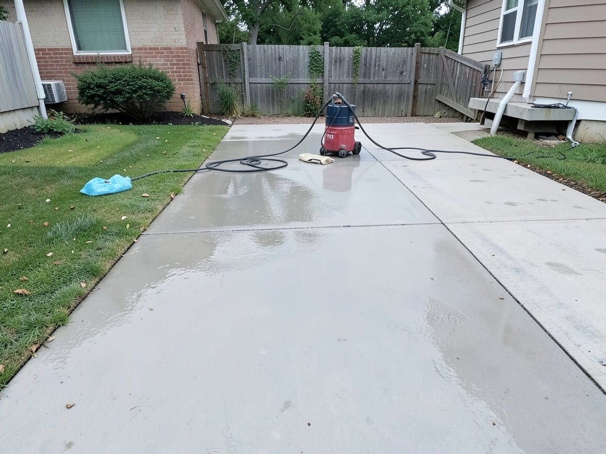 After the work: Driveway Cleaning