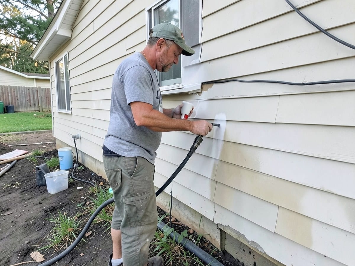 After the work: House Washing
