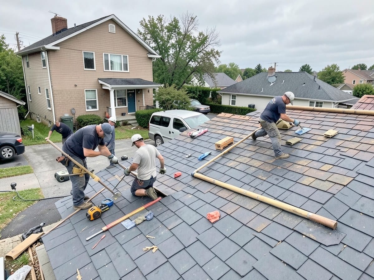 The Sample Roofing Co team