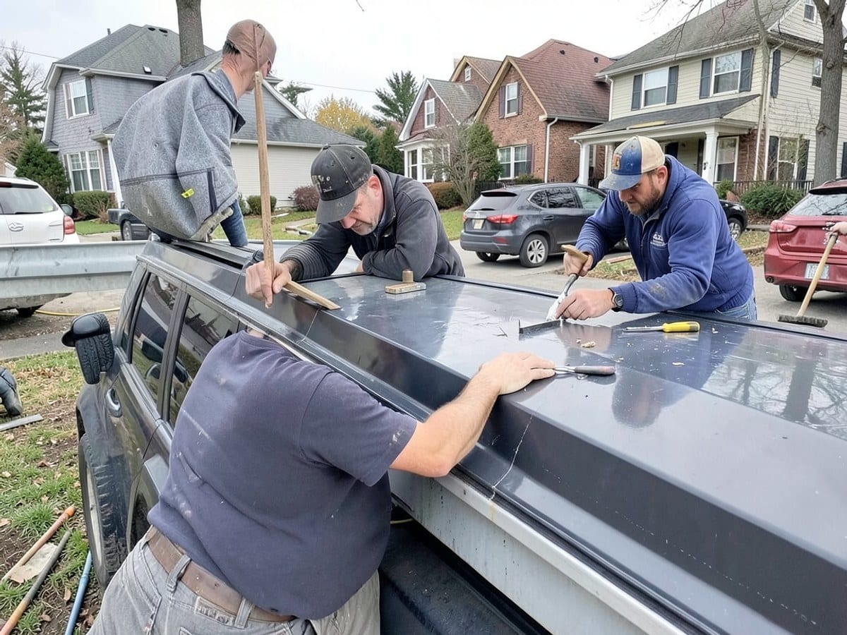 After the work: Roof Repair