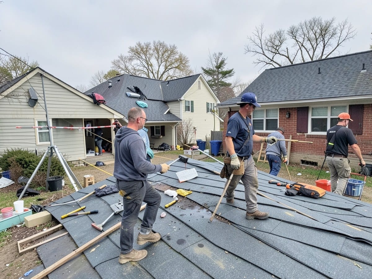 The Sample Roofing Co team