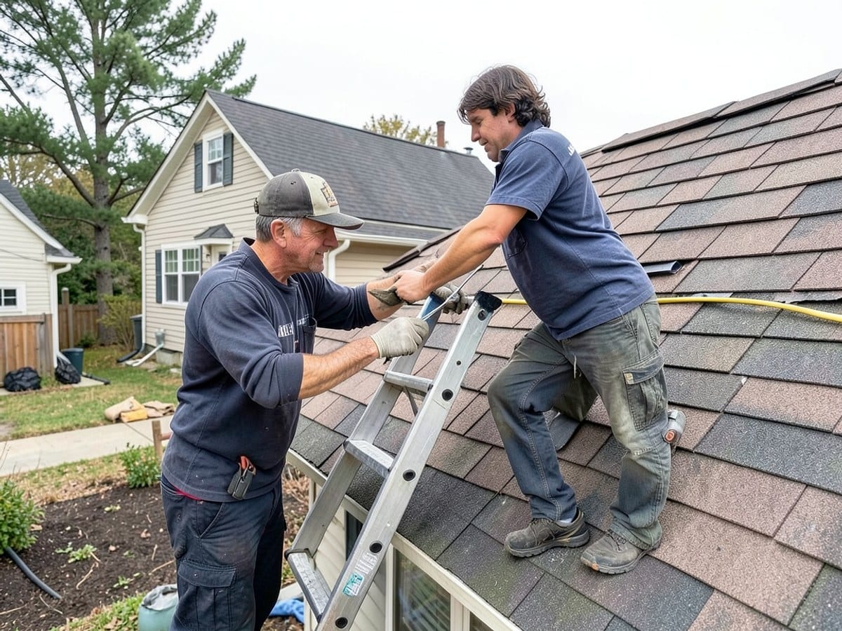 After the work: Roof Inspections