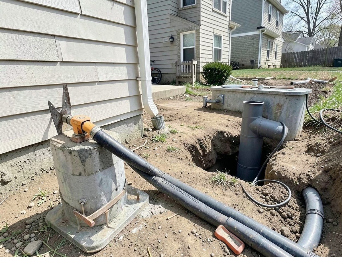 After the work: Drain Cleaning