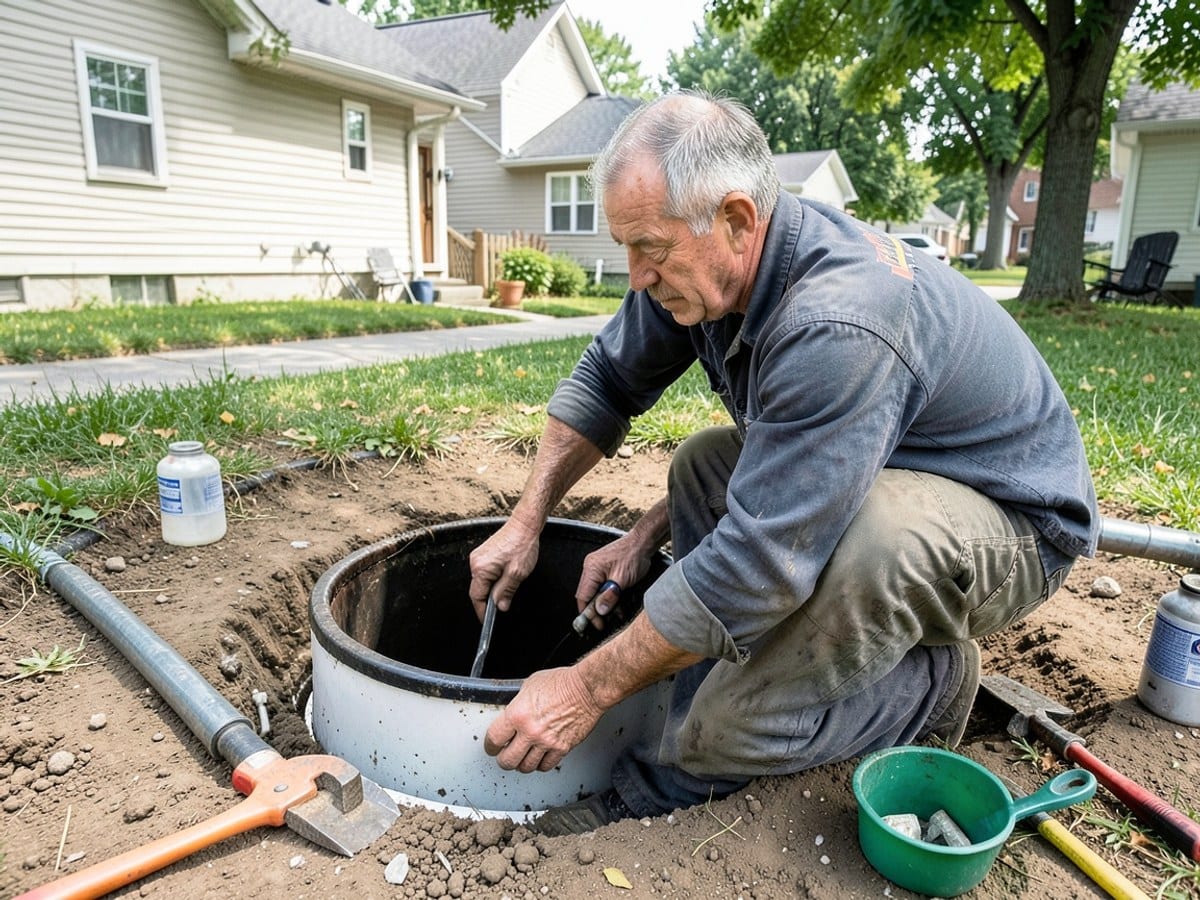 After the work: Septic Tank Pumping