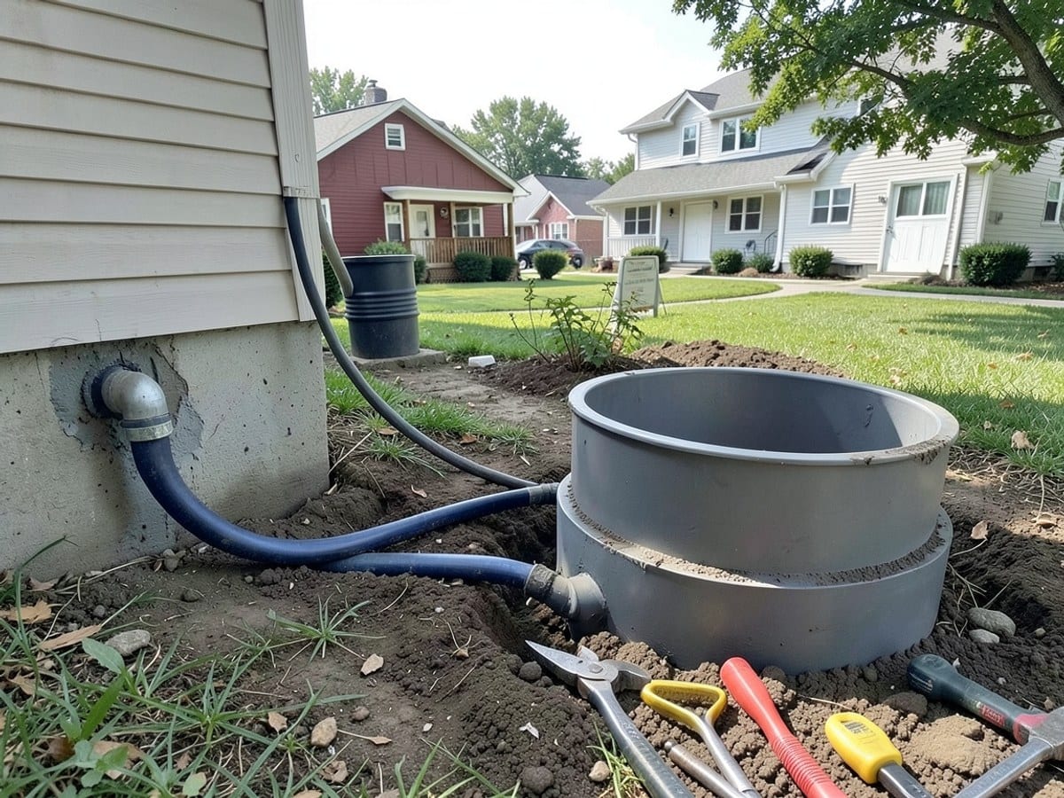After the work: Drain Cleaning