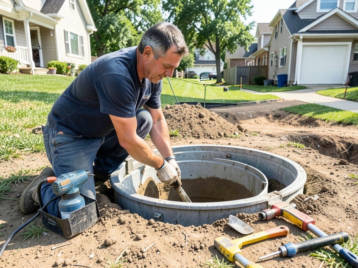 After the work: Septic Tank Pumping