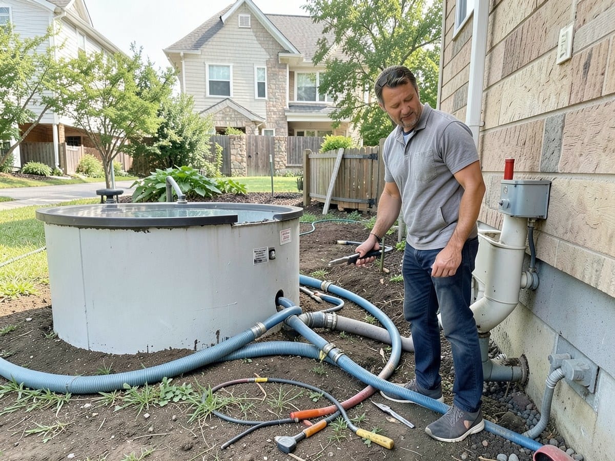 After the work: Drain Cleaning