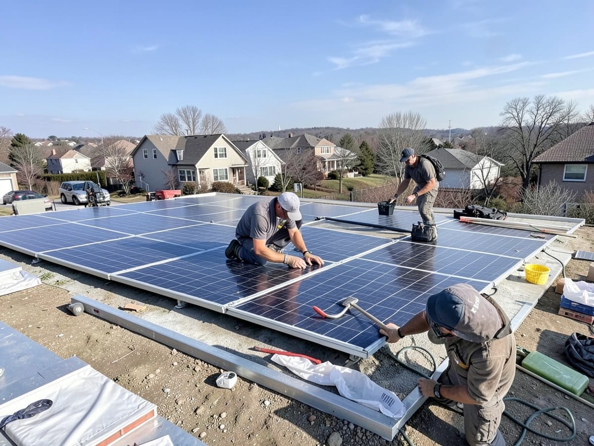 The Sample Solar Installer Co team