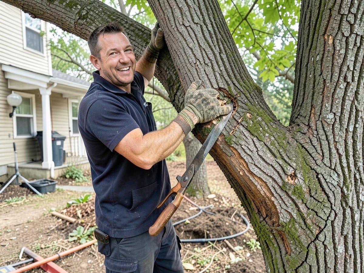 After the work: Tree Removal