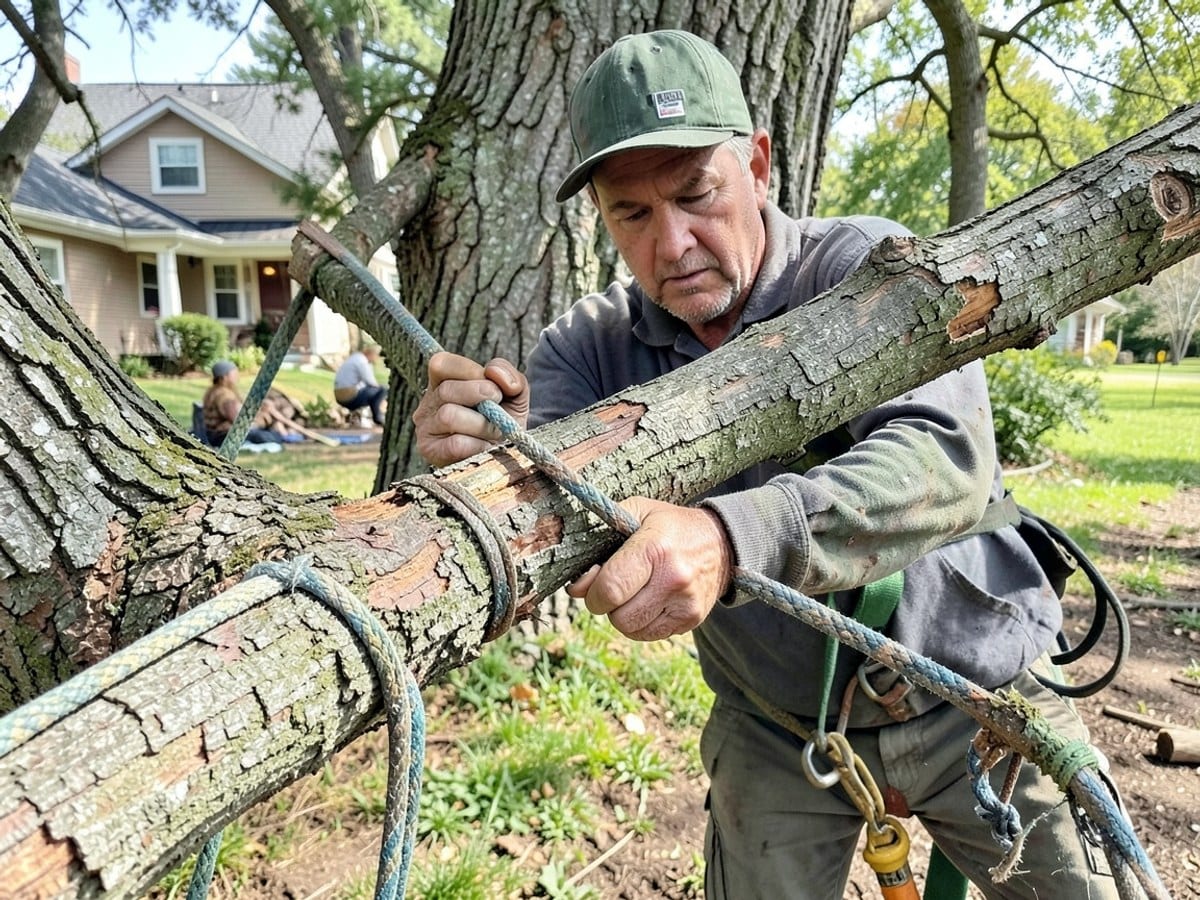 Before the work: Tree Removal