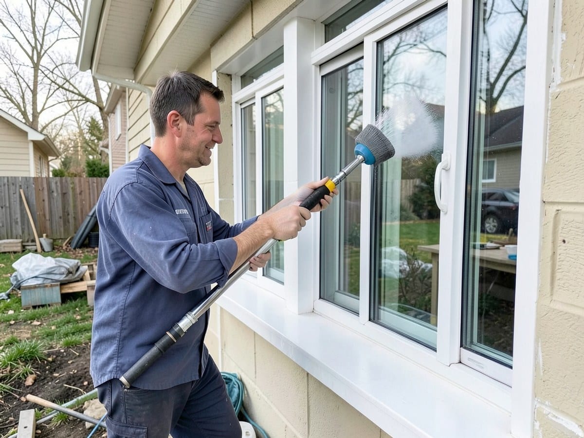 After the work: Interior Window Cleaning